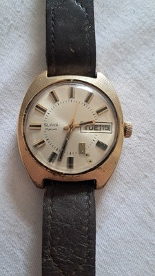 Herren Armbanduhr ''SLAVA'' 27 Jewels Automatik Vintage Russland Sowietunion SU