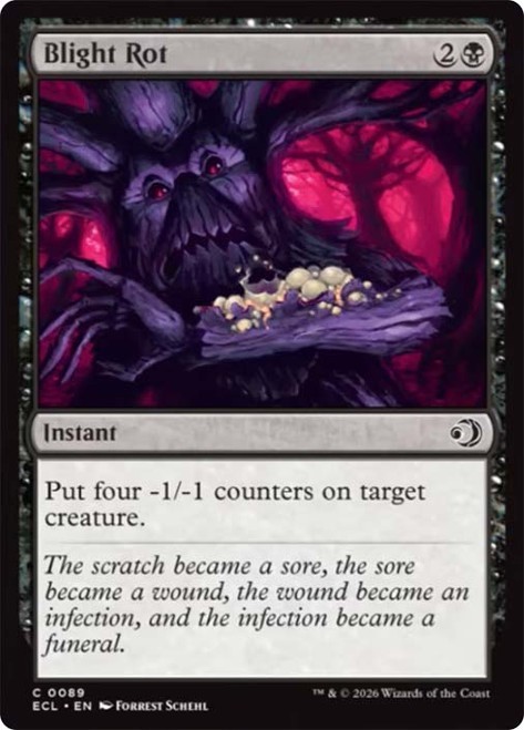 Blight Rot [Lorwyn Eclipsed] MTG