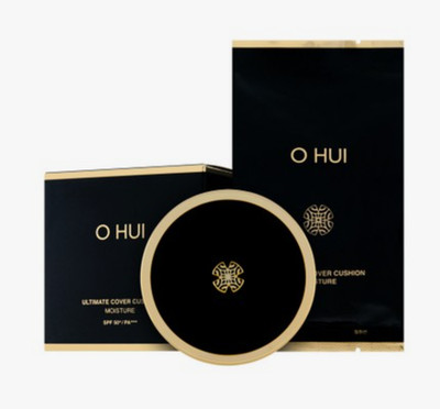 O Hui Ultimate Cover Cushion Moisture 15g with a refill 15g SPF 50+ PA ++++