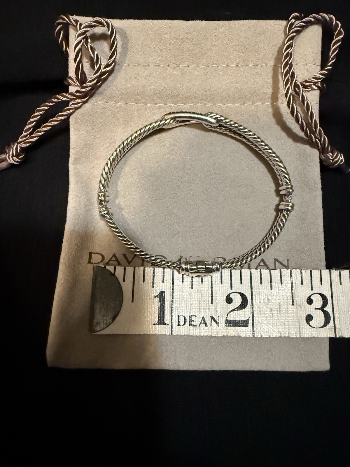 David Yurman Labyrinth Mini Loop Bracelet Black D… - image 5