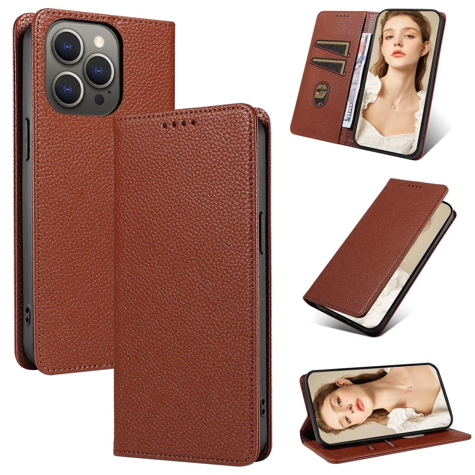 Coque Samsung Galaxy A40 en cuir PU noir protection integrale