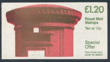 1986 GB £1.20 WRITE NOW PILLAR BOX BOOKLET SG FJ4A FINE MINT MNH