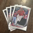 2025 Bowman (4) Paper Base card Lot #1 Mike Trout Angels NM+ Free Shipping PF