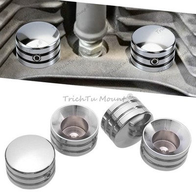 4pcs Chrome Head Bolt Nut Cover Motorcycle For Harley Twin Cam 1986-2023 2024