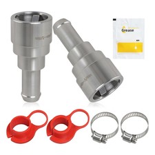 Stainless Steel Heater Core Hose Couplers For Chevrolet Silverado 3500 2001-2006 Stainless Steel Heater Core Hose Couplers For Chevrolet Silverado 3500 2001-2006