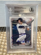 2020 Bowman Draft Signed Auto 1st Card RC Rookie Spencer Torkelson Beckett Cert. rookie card picture