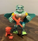 Vintage 1990 TMNT Ray Fillet Action Figure - 100% COMPLETE - w/ All Accessories
