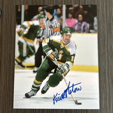KEITH ACTON  NORTH STARS NHL HOCKEY Signed Autograph 8x10 Photo W/Proof E