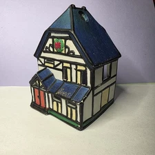 Once Upon A Christmas Time Ceramic Lighted Sweets House  Christmas 