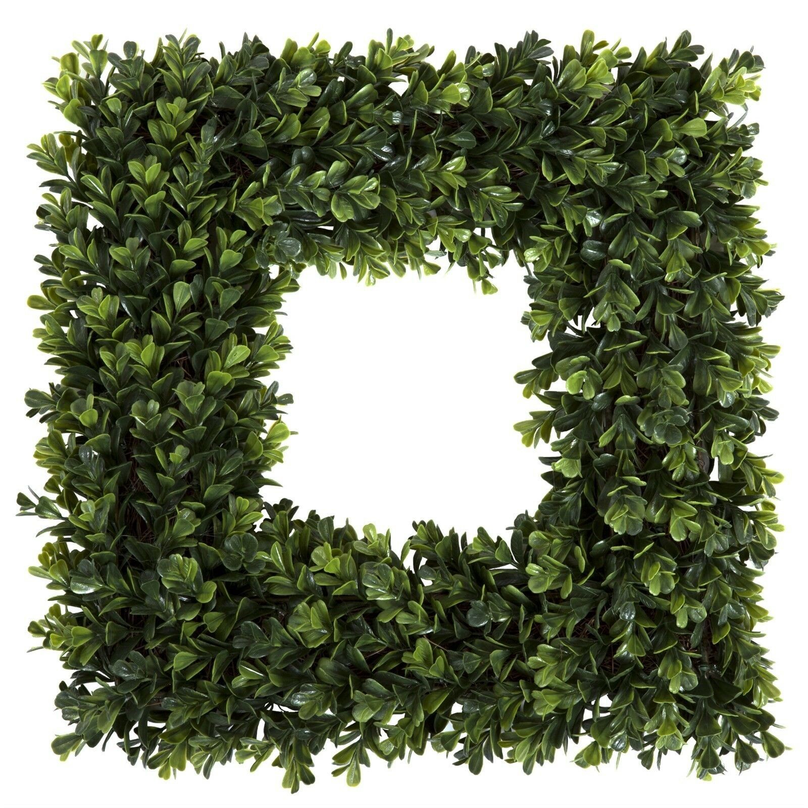 Boxwood Wreath 16.5-Inch Outdoor Indoor Artificial Wreaths for Front Door