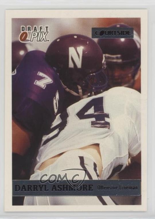 1992 Courtside Draft Pix Sample Silver Darryl Ashmore #83 Rookie RC 0q3