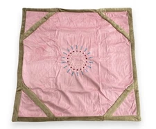 Carstens Cowgirl Embroidered Eurosham Bedding Euro Pillow Cover Pink Home New