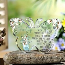 Acrylic Plaque Friendship Gift For Best Friend Gifts For Her Birthday Thank You