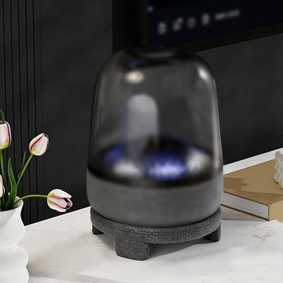Für Harman HK5 Lautsprecher Ständer Schwarz ABS 26 26 10cm Studioqualität