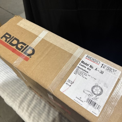 #ad #ad Ridgid A 30 Drain Cleaning Cable Kit 59365 $375.00