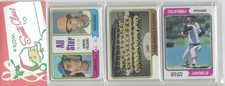 1974 Topps 12 Card Holiday Design Baseball Rack Pack...Padres Team Card