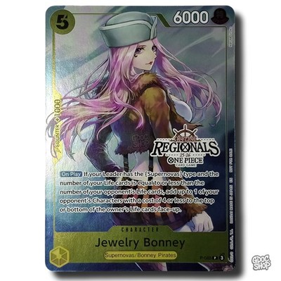 One Piece Card Jewelry Bonney P-085 Regional Participation Pack Promo English