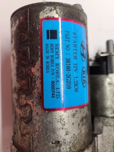 15-19 HYUNDAI SONATA 2.4L Starter Motor US Built Turbo  - Image 2 of 4