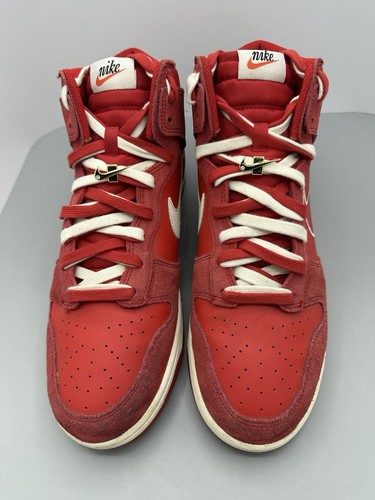 Zapatillas Nike Dunk High SE Rojo Blanco DH0960-600 Hombre Talla 13 - Imagen 6 de 15