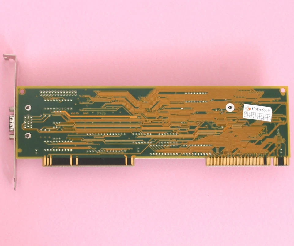 ColorSonic S3 86C805 32Bit VLB VGA Video Graphics Card w/ 1MB Memory *WORKING* - Image 3 of 4