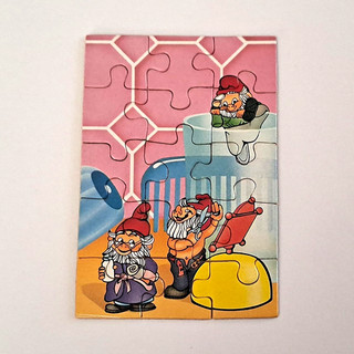 Ü Ei Puzzle "Die Badezimmerzwerge" D 1991 o.r.