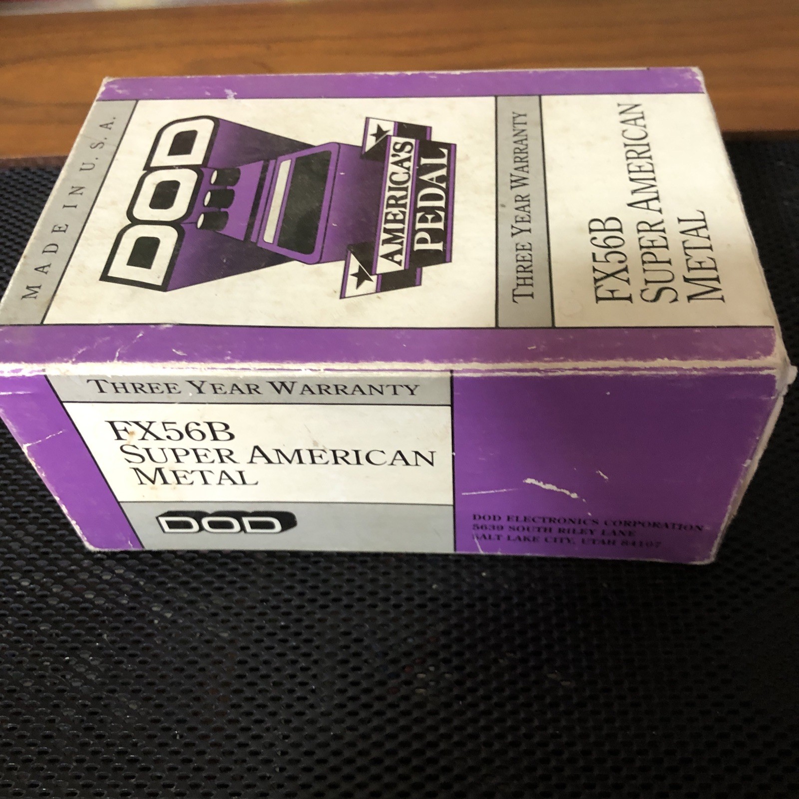 DOD FX56B Super American Metal  Pedal Box ~ Listing is for the BOX ONLY ~ Empty