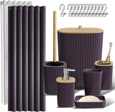 20pc Bathroom Accessories Set-Bathroom Set,Bathroom Accessory Set,Shower Curtain