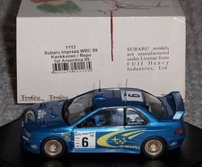AUTOart 1/43 Subaru Impreza WRC No.6 Kankkunen Argentina 1999 collectible