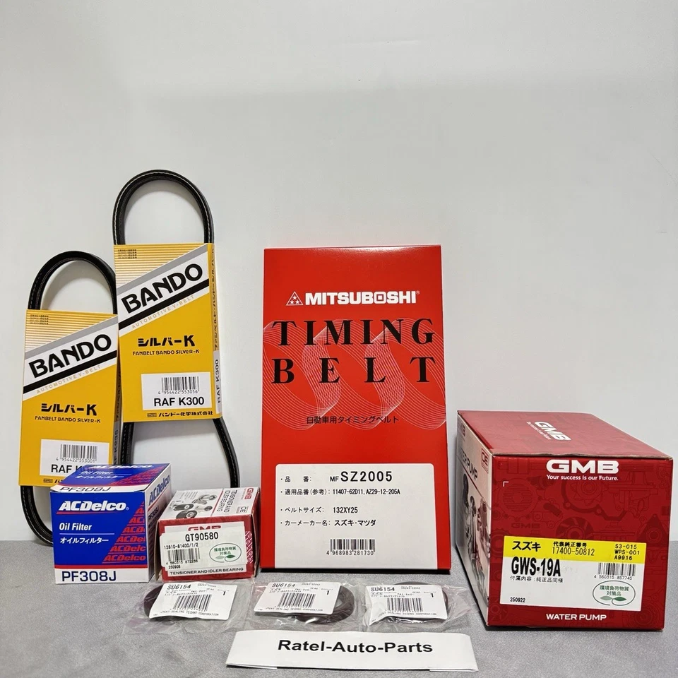 SUZUKI Cappuccino EA11R F6A Timing Belt Teneur Water Pump 9 Parts Kit JDM NEUF - Photo 3/4