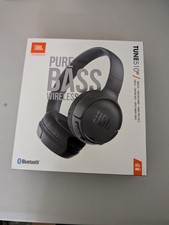 JBL Tune 510BT Wireless Headphones Black NIB Factory Sealed