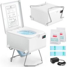 MODIWELL Dry Flush Toilet, LE-310 White, Used-Class B