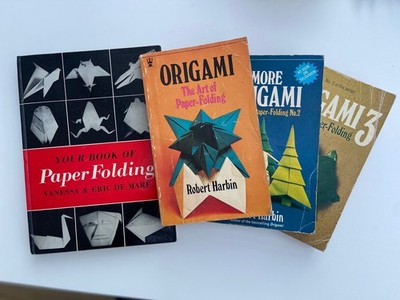 Origami Books Bundle x 3 The Art of Paper Folding Robert Harbin & extra hardback