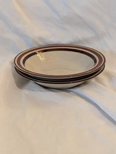 Set Of 2 Vtg Dachi Akey BrownContemporary Tableware F3941 Bowls 7inch Japan 