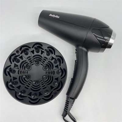 Babyliss Turbo Smooth 2200 Haartrockner, schwarz silber, D572DE