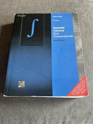 Essential Calculus: Early Transcendentals by James Stewart (2012, Hardcover)