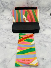 Thierry Lasry Sunglasses Case Set,Multi-Color Box,Black Hard Case,Drawstring Bag