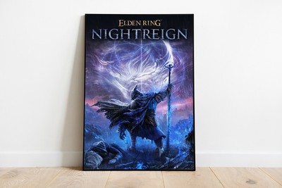 Elden Ring Nightreign DLC Poster Print, Video Game Poster, Gaming Art Print
