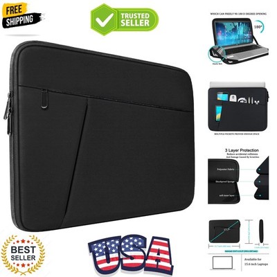 Laptop Case Sleeve 15.6 inch, Durable Shockproof Protective Computer Carrying...