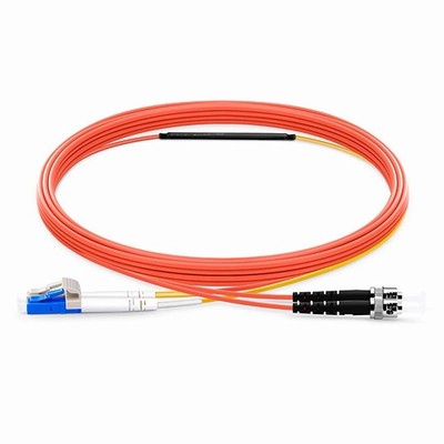 FS 2m (7ft) LC to ST OM1 Mode Conditioning Riser (OFNR) Fiber Optic Patch Cable