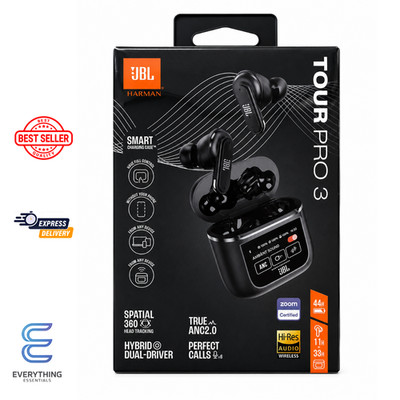JBL Tour Pro 3 Wireless Earbuds ANC Smart Display Case Hi-Res Audio INT HK Ver