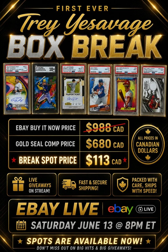 Saturday Night Baseball Open Breaks