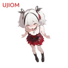 UJIOM Pretty Girl Camellya Wall Sticker creative personality amusing wal...