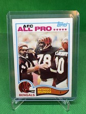 1982 Topps Anthony Munoz Rookie Cincinnati Bengals Card #51