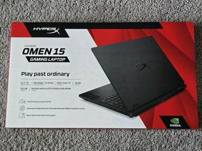 HP HyperX Omen 15 Gaming Laptop GeForce RTX 5050 Intel Core 5 16GB Memory 512GB 