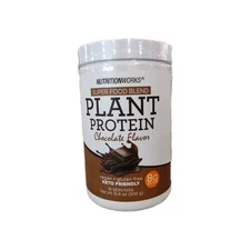 NutritionWorks Plant Protein Superfood Blend Chocolate Keto Vegan Smoothie 300 G