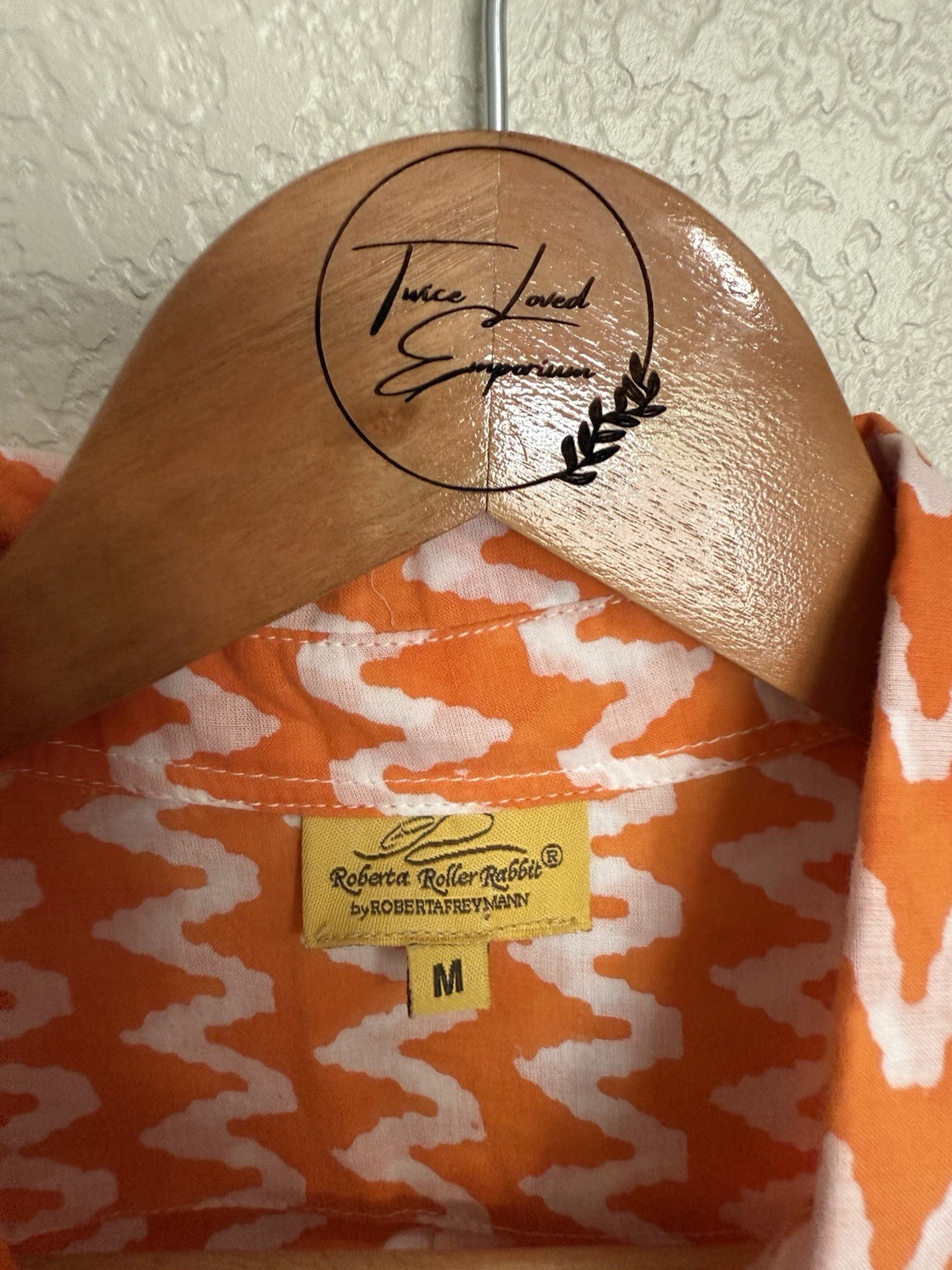 Roberta Roller Rabbit Button Front Tunic Top Medi… - image 2