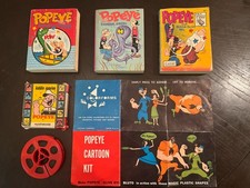 Vintage POPEYE Collectors Lot 8mm, 1957 Color Forms, Whitman