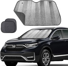 Windshield Sun Shade,Car Window Sunshade as Bonus,Best Car Sun Shade Black