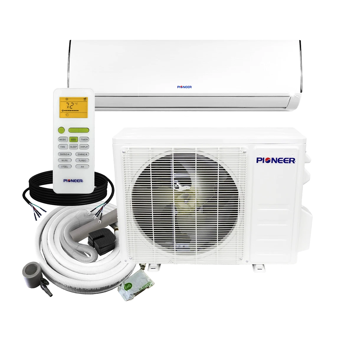 Pioneer® 18,000 BTU 19 SEER 230V Ductless Mini-Split Air Conditioner Heat  Pump | eBay