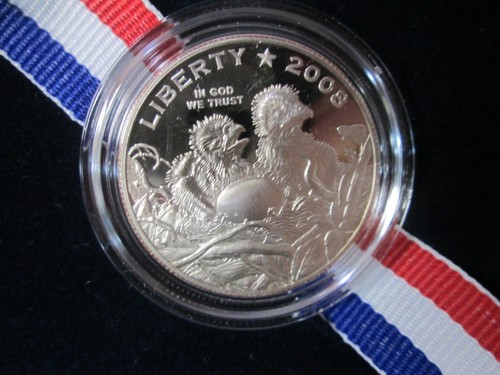2008 Bald Eagle PROOF Half Dollar Commemorative Coin - Picture 3 of 3